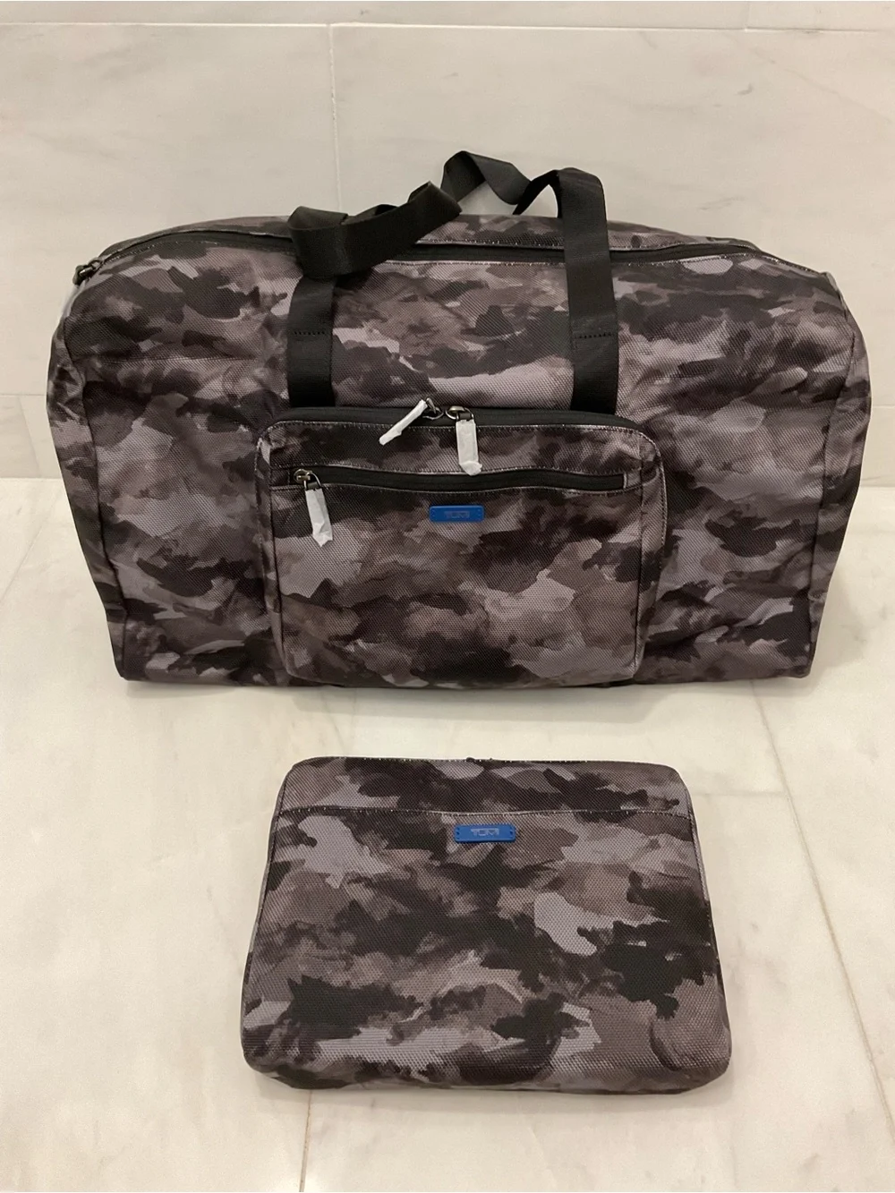 NEW TUMI Voyageur JUST IN CASE Packable 20.5” Duffel Bag - MOUNTAIN CAMO